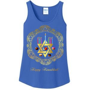 Happy Hanukkah Ladies Essential Tank