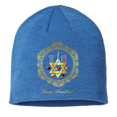 Happy Hanukkah Sustainable Beanie