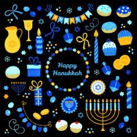Happy Hanukkah Dreidel Star of David Menorah Mashup City Backpack