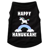 Happy Hanukkah Magic Unicorn Doggie Tank