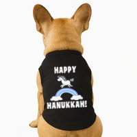 Happy Hanukkah Magic Unicorn Doggie Tank