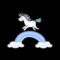 Happy Hanukkah Magic Unicorn 16oz Travel Tumbler