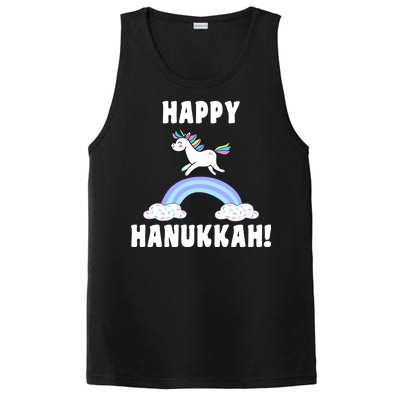 Happy Hanukkah Magic Unicorn PosiCharge Competitor Tank