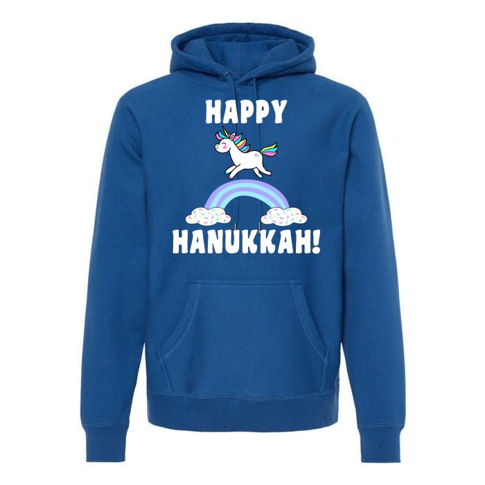 Happy Hanukkah Magic Unicorn Premium Hoodie