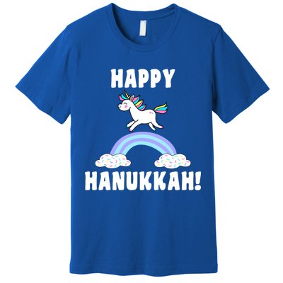 Happy Hanukkah Magic Unicorn Premium T-Shirt