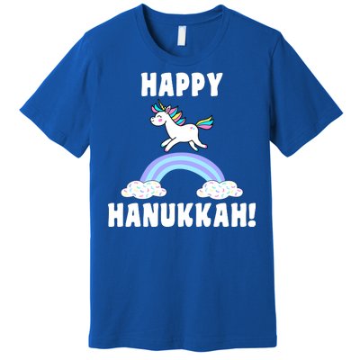 Happy Hanukkah Magic Unicorn Premium T-Shirt