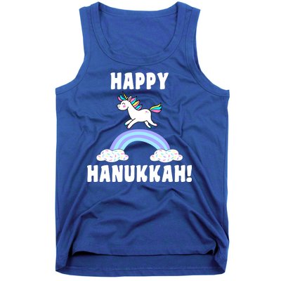 Happy Hanukkah Magic Unicorn Tank Top