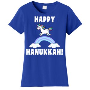 Happy Hanukkah Magic Unicorn Women's T-Shirt