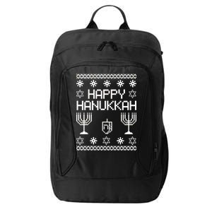 Happy Hanukkah Ugly City Backpack