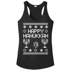 Happy Hanukkah Ugly Ladies PosiCharge Competitor Racerback Tank