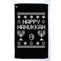Happy Hanukkah Ugly Golf Towel
