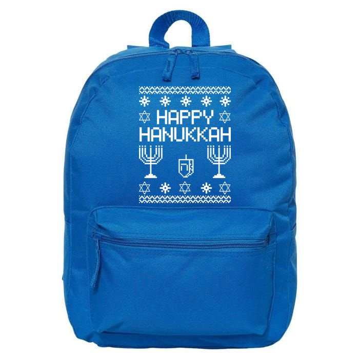 Happy Hanukkah Ugly 16 in Basic Backpack