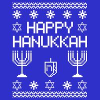 Happy Hanukkah Ugly Bag