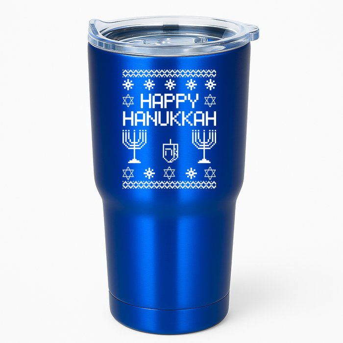 Happy Hanukkah Ugly Tumbler