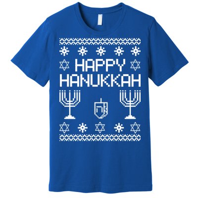 Happy Hanukkah Ugly Premium T-Shirt