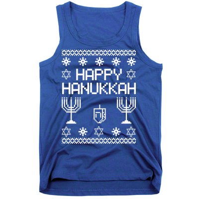 Happy Hanukkah Ugly Tank Top