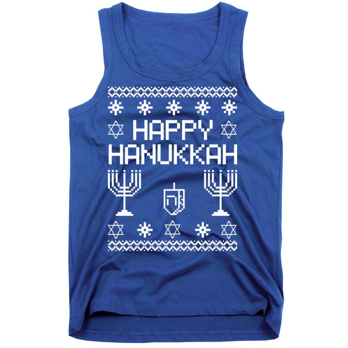 Happy Hanukkah Ugly Tank Top