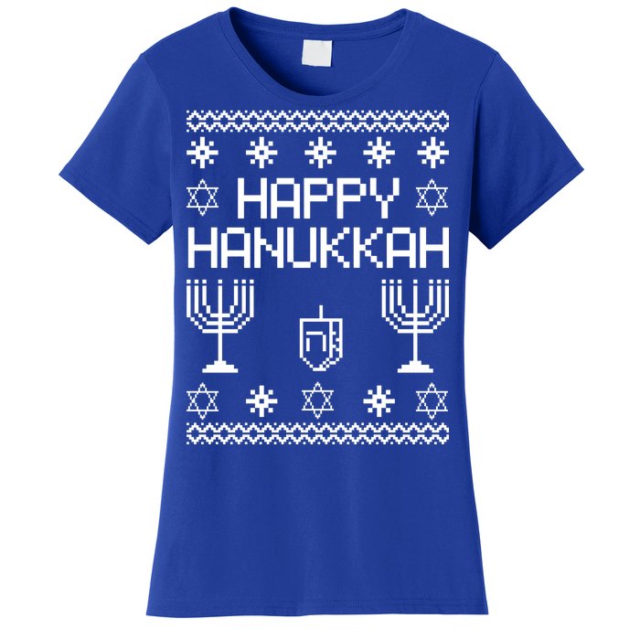 Happy Hanukkah Ugly Women's T-Shirt