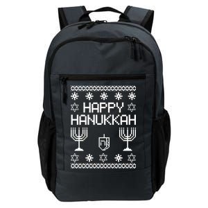 Happy Hanukkah Ugly Daily Commute Backpack