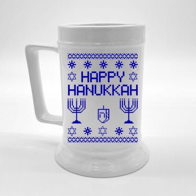 Happy Hanukkah Ugly Beer Stein