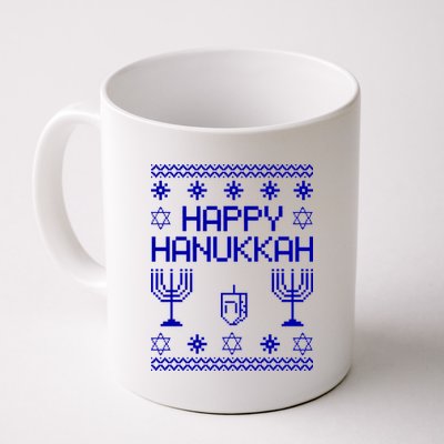 Happy Hanukkah Ugly Coffee Mug