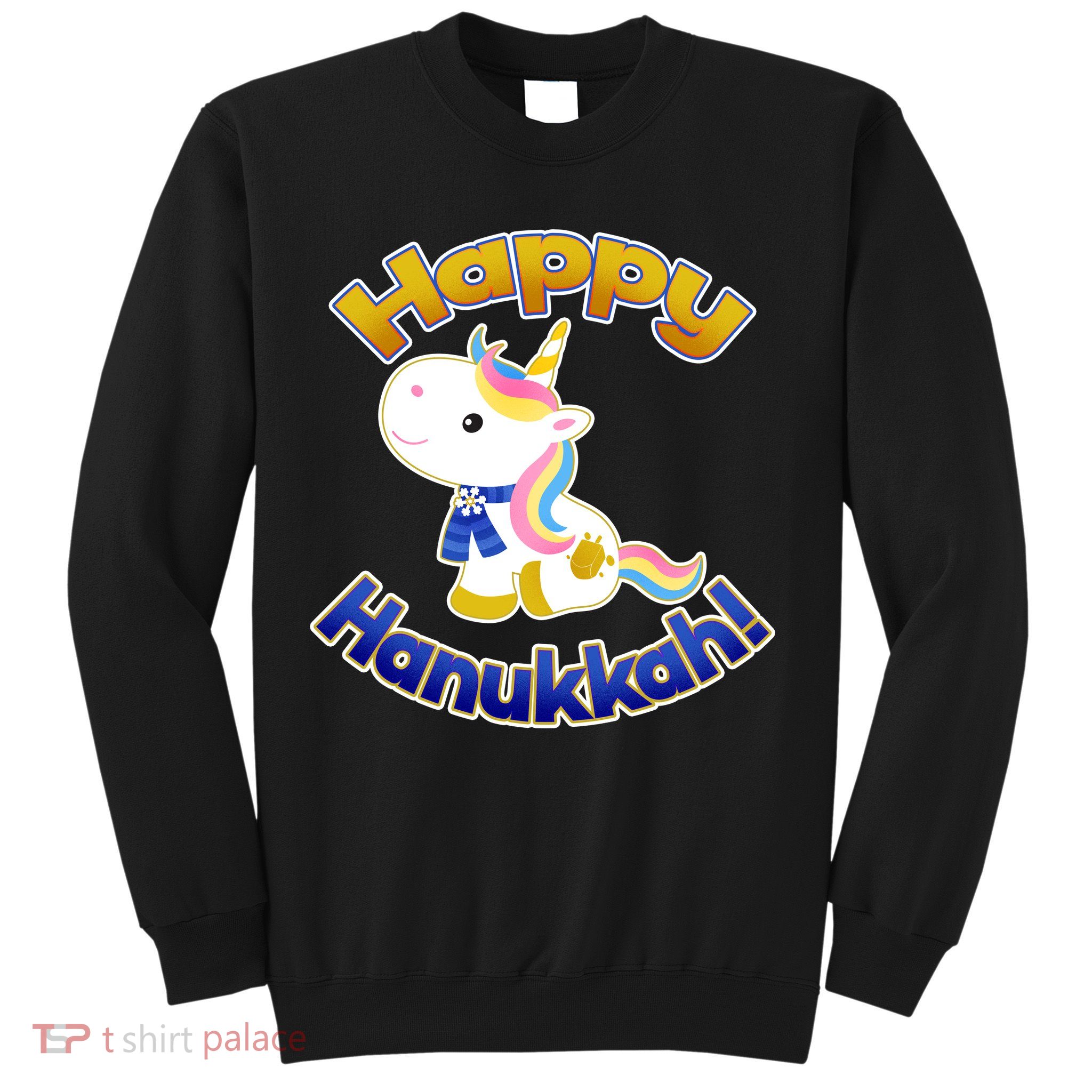 Happy Hanukkah Unicorn Sweatshirt