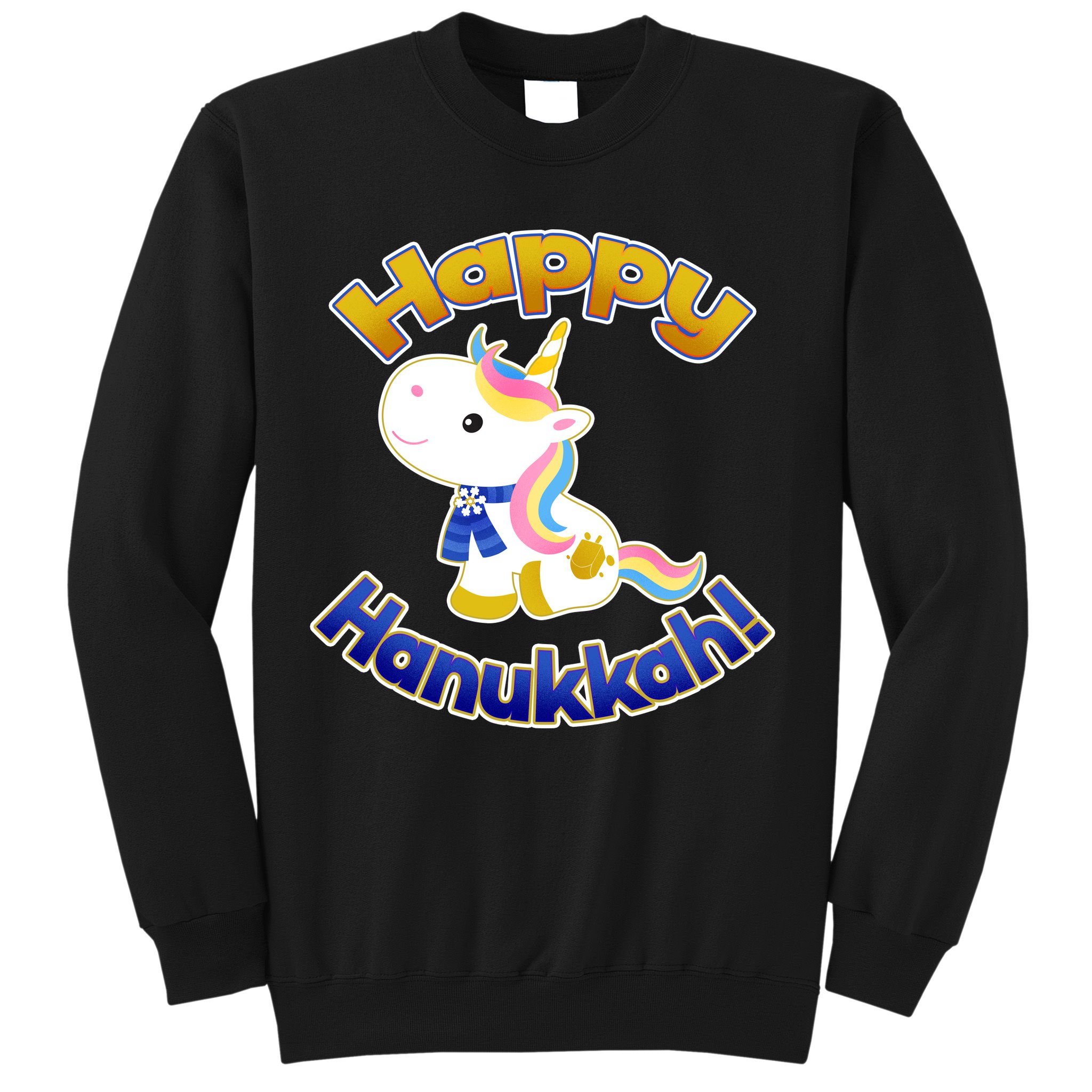 Happy Hanukkah Unicorn Sweatshirt