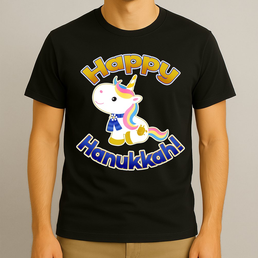 Happy Hanukkah Unicorn T-Shirt
