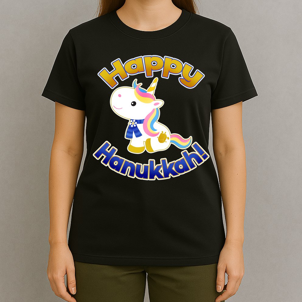 Happy Hanukkah Unicorn T-Shirt