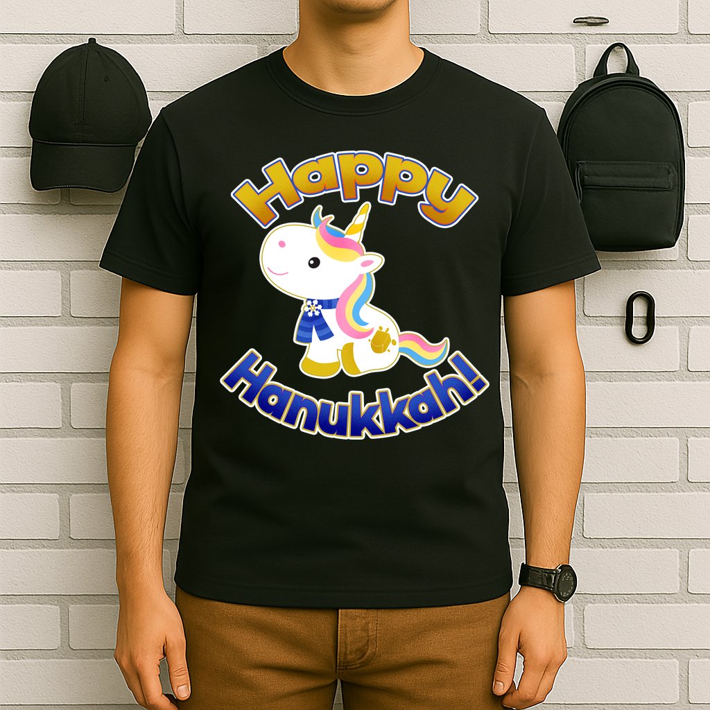 Happy Hanukkah Unicorn T-Shirt