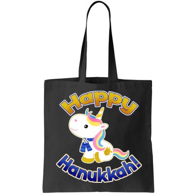 Happy Hanukkah Unicorn Bag