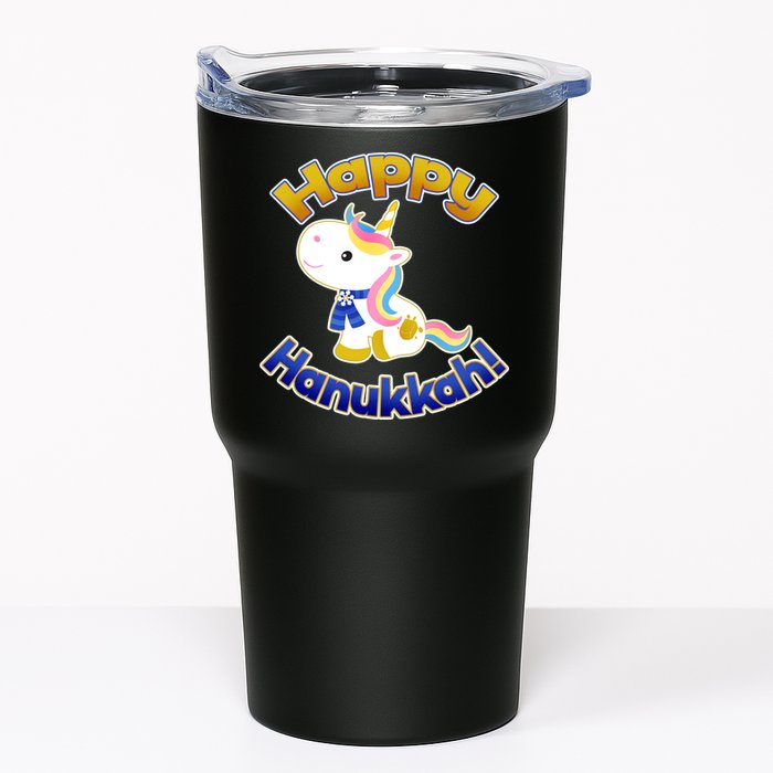 Happy Hanukkah Unicorn Tumbler
