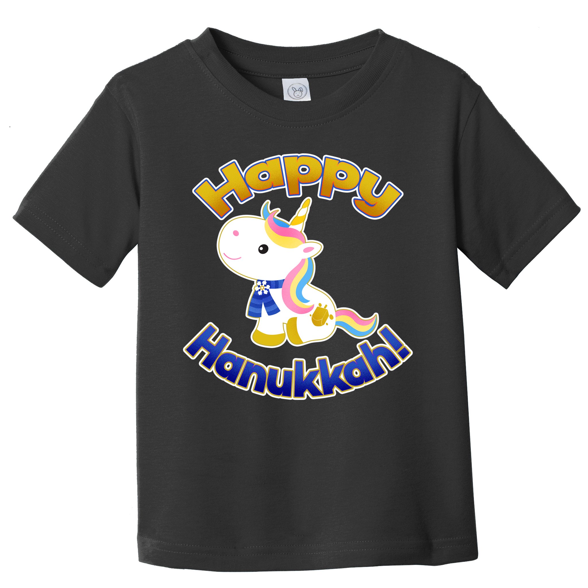 Happy Hanukkah Unicorn Toddler T-Shirt