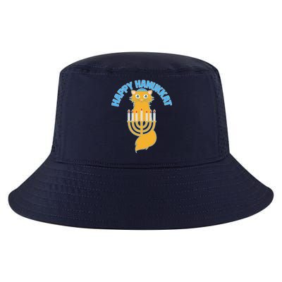 Happy Hanukkat Hanukkah Jewish Cat Cool Comfort Performance Bucket Hat