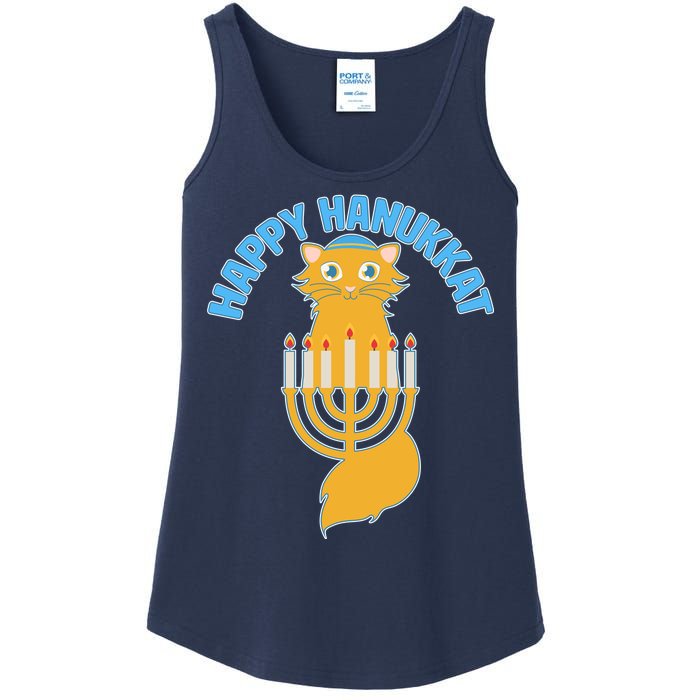 Happy Hanukkat Hanukkah Jewish Cat Ladies Essential Tank