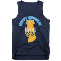 Happy Hanukkat Hanukkah Jewish Cat Tank Top