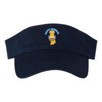 Happy Hanukkat Hanukkah Jewish Cat Valucap Bio-Washed Visor