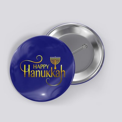 Happy Haunkkah Menorah Logo Button