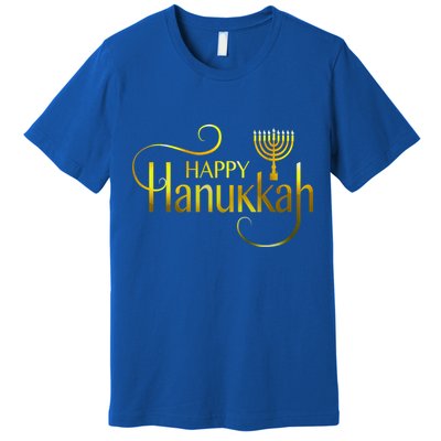 Happy Haunkkah Menorah Logo Premium T-Shirt
