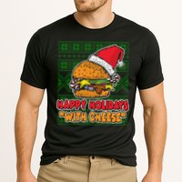 Happy Holidays With Cheese Ugly Christmas Sweater Performance Shirt