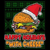 Happy Holidays With Cheese Ugly Christmas Sweater Performance Shirt