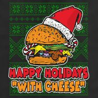 Happy Holidays With Cheese Ugly Christmas Sweater 11oz C Handle Ceramic Mug