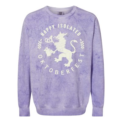 Happy Isolated Oktoberfest Colorblast Crewneck Sweatshirt