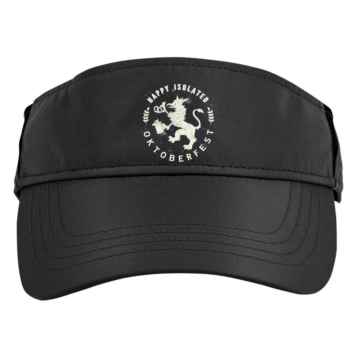 Happy Isolated Oktoberfest Adult Drive Performance Visor