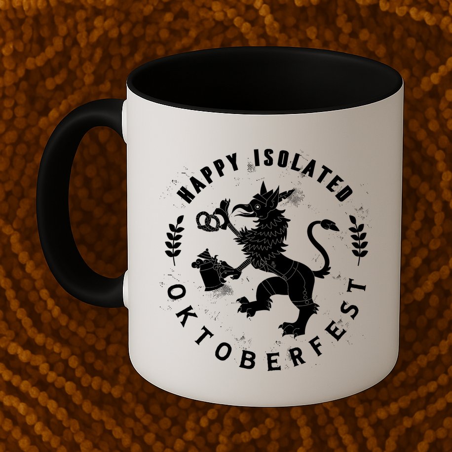 Happy Isolated Oktoberfest Mug