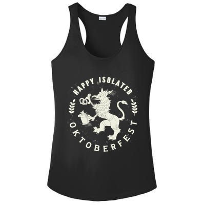 Happy Isolated Oktoberfest Ladies PosiCharge Competitor Racerback Tank