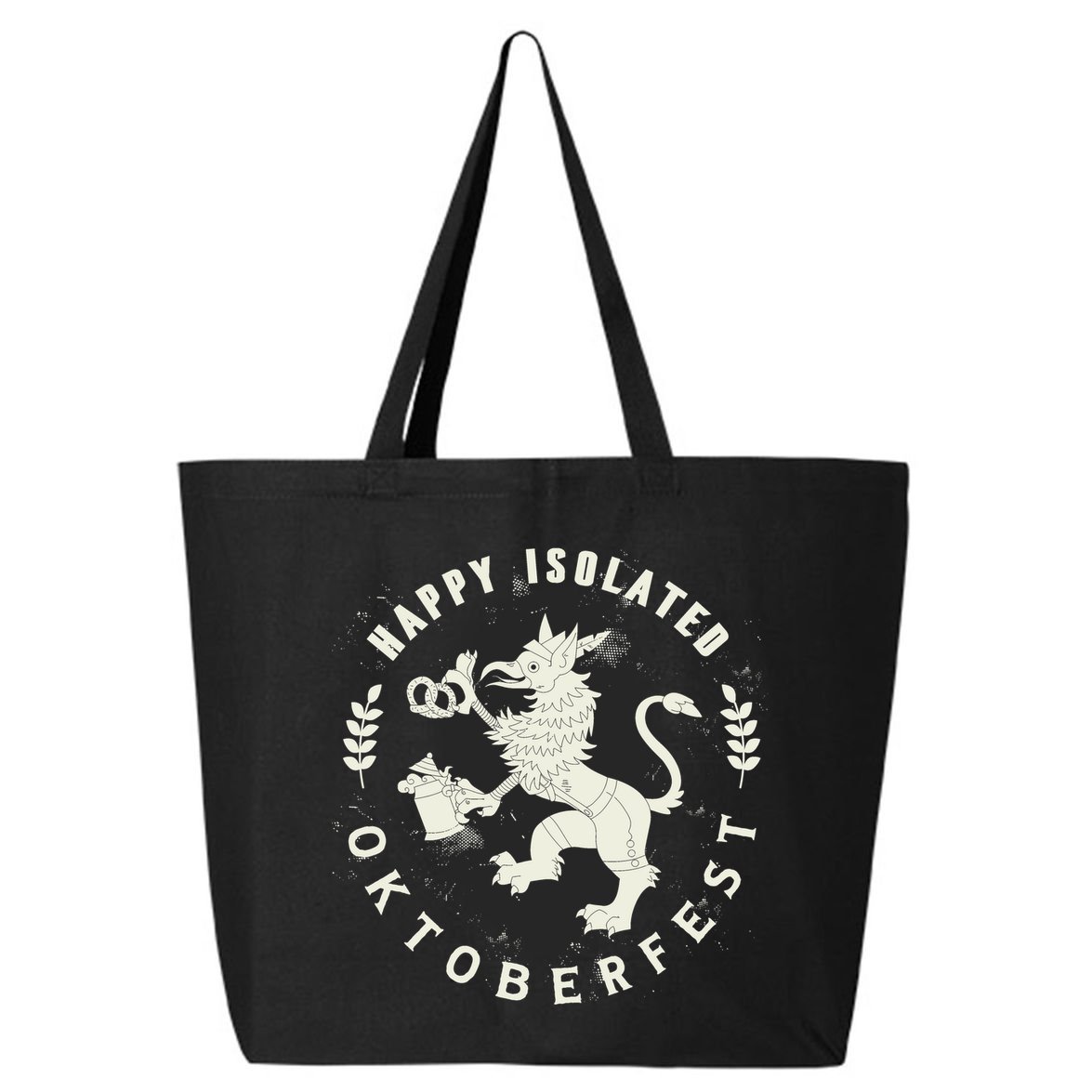 Happy Isolated Oktoberfest 25L Jumbo Tote