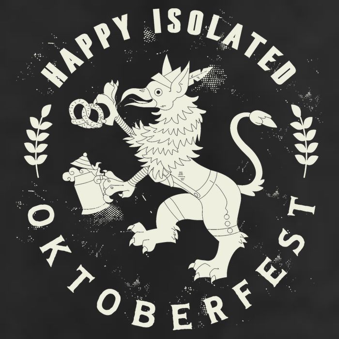 Happy Isolated Oktoberfest 25L Jumbo Tote