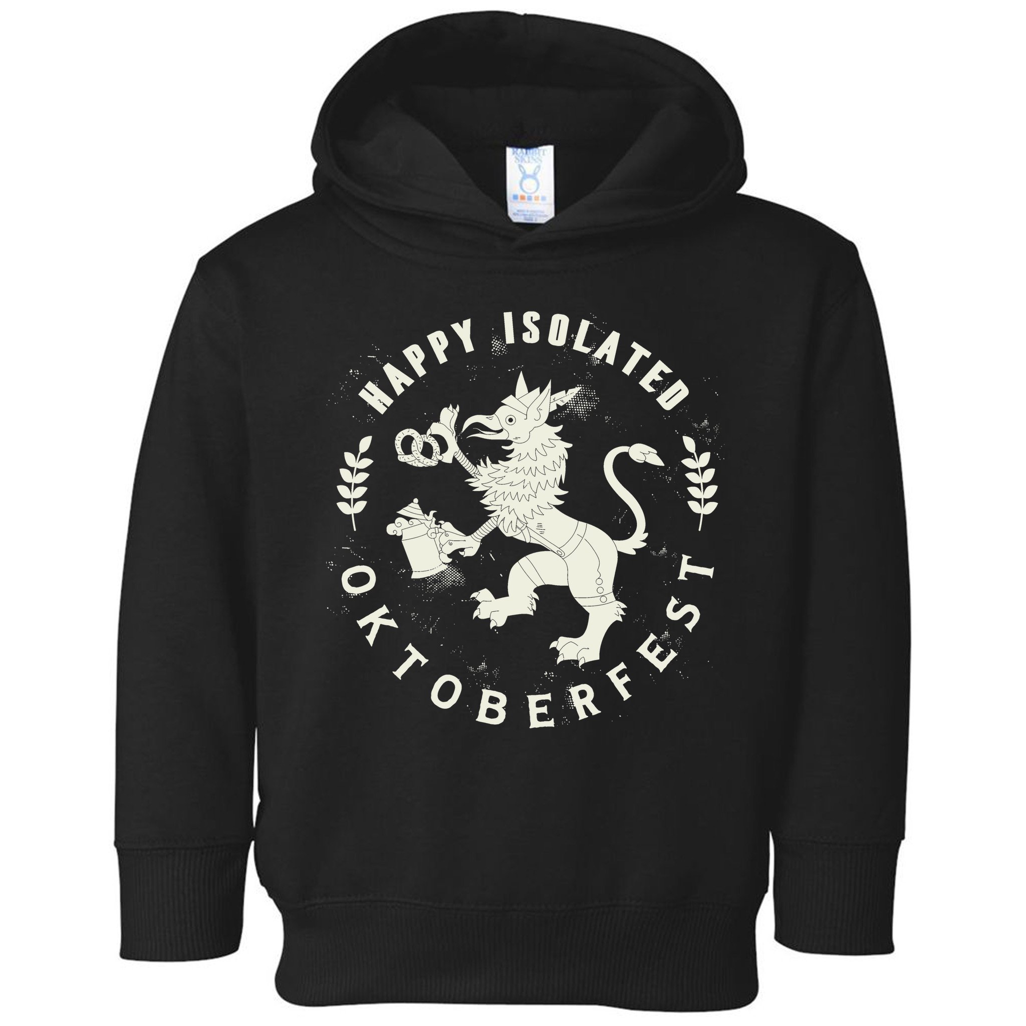 Happy Isolated Oktoberfest Toddler Hoodie