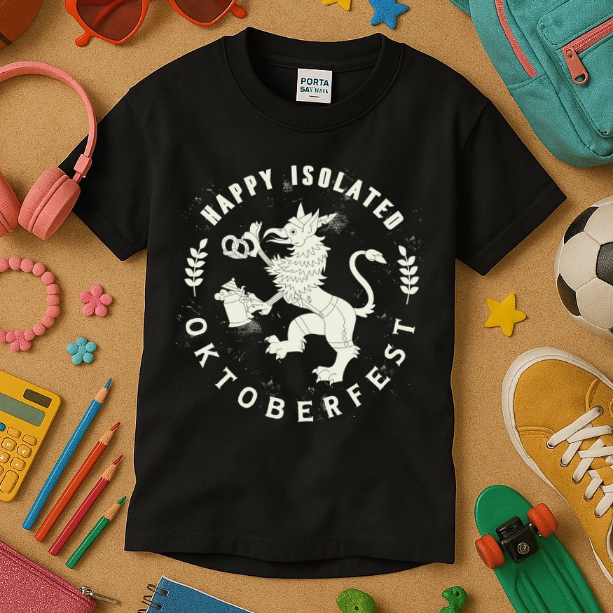 Happy Isolated Oktoberfest Kids T-Shirt